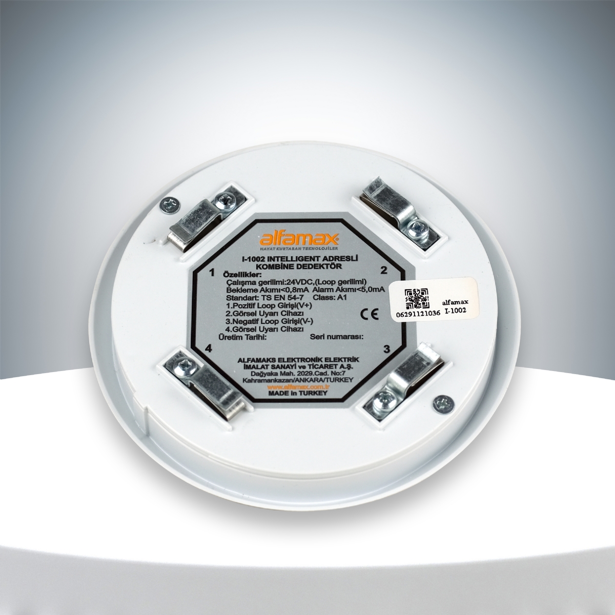 I-1002 Addressable Combined Optical Smoke Heat Detector