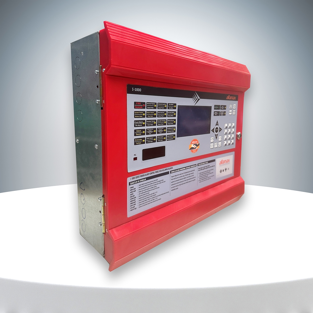 I 1000 4 1 2 3 4 Loop Addressable Fire Alarm Panel Adresli Yang n 